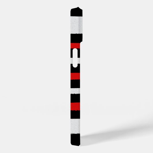 Zwart-witte strepen, eenvoudige patronen Case-Mate iPhone case (Achterkant / Rechts)