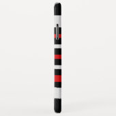 Zwart-witte strepen, eenvoudige patronen Case-Mate iPhone case (Achterkant/rechts)