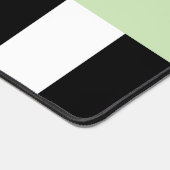 Zwart-witte strepen, Gestreept, Lijnen, Jouw naam Bureaumat (Hoek)