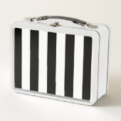 Zwart-witte strepen, gestreept patroon, lijnen (Voorkant)