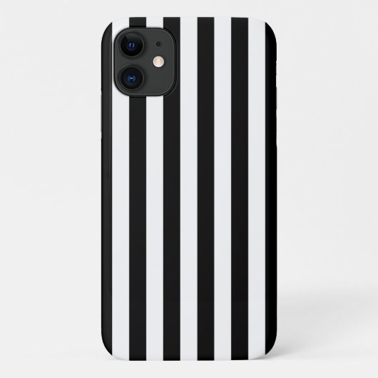 Zwart-witte strepen, gestreept patroon, lijnen Case-Mate iPhone case (Achterkant)