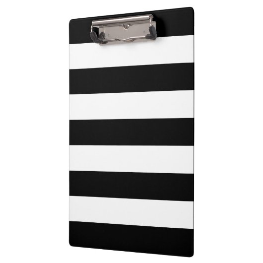 Zwart-witte strepen, gestreept patroon, lijnen klembord (Links)