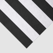 Zwart-witte strepen, gestreept patroon, lijnen tissuepapier (Detail)