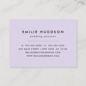 Zwart-witte strepen, gestreept patroon, lijnen visitekaartje (Achterkant)