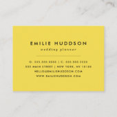 Zwart-witte strepen, gestreept patroon, lijnen visitekaartje (Achterkant)