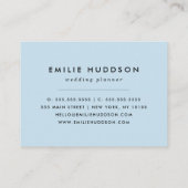 Zwart-witte strepen, gestreept patroon, lijnen visitekaartje (Achterkant)