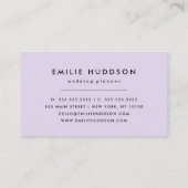 Zwart-witte strepen, gestreept patroon, lijnen visitekaartje (Achterkant)