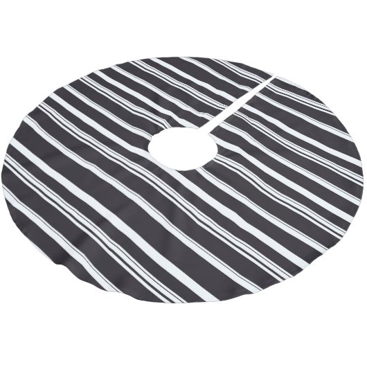 Zwart witte strepen kerstboom rok (Gekanteld)