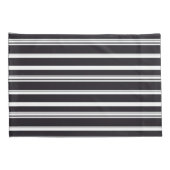 Zwart witte strepen kussensloop (Achterkant-Rechts)