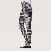 Zwart witte strepen leggings (Links)