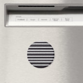 Zwart witte strepen magneet (Insitu (Vaatwasser))