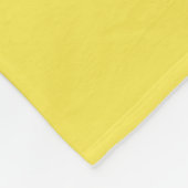 Zwart-witte strepen met gele driehoek fleece deken (Hoek)