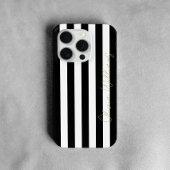 Zwart Witte strepen Patroon Case-Mate iPhone Case