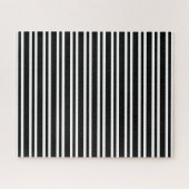 Zwart Witte Strepen Patroon Legpuzzel (Horizontaal)
