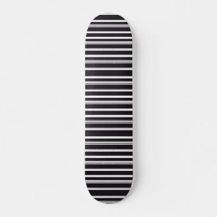Zwart witte strepen persoonlijk skateboard