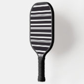 Zwart witte strepen pickleball paddle (Links)