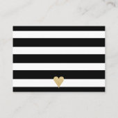 Zwart Witte Strepen Raad Hoeveel Kus Kaarten (Achterkant)