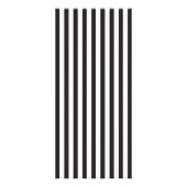 Zwart-witte strepen Salon III Rack Kaart (Achterkant)
