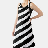 Zwart-witte strepen schort (Insitu)