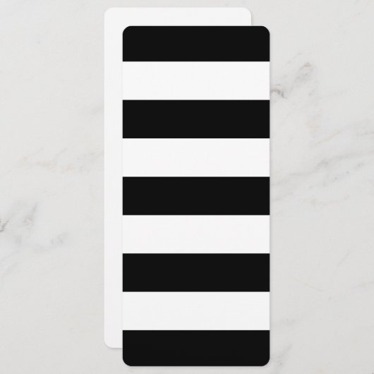 Zwart-witte strepen stijlvol (Voorkant / Achterkant)