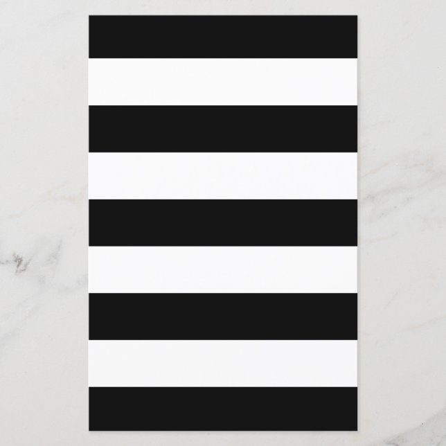 Zwart-witte strepen stijlvol (Voorkant)