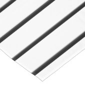 Zwart witte strepen tafelkleed (Gekanteld)