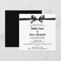 Zwart & Witte Strik | Elegante Trouwdag | Monochro