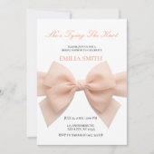 zwart witte strik Ze bindt het knoop Vrijgezellenf Kaart (Voorkant)