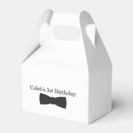 Zwart & Witte Strikdas Tuxedo Jongens Feest Favor Bedankdoosjes