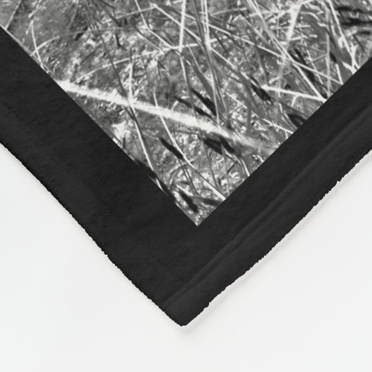 Zwart-witte  stuurmachinemotor fleece deken (Hoek)