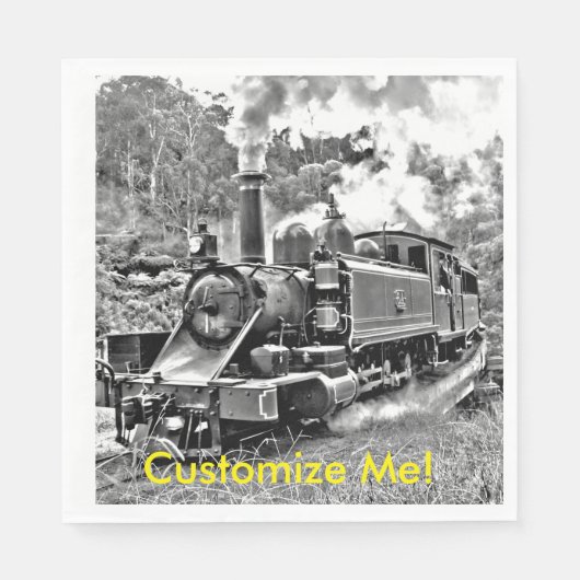 Zwart-witte  stuurmachinemotor servet (Voorkant)