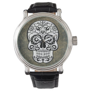 Zwart-witte suiker Schatkaal Kijk  Horloge
