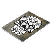 Zwart-witte suiker Schildertje Notitieboek (Linkerzijde)