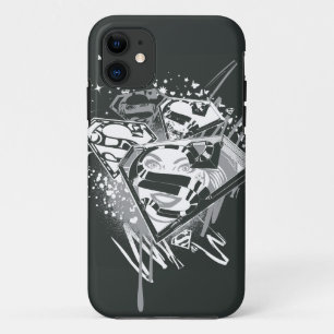 Zwart-witte Supergirl iPhone 11 Hoesje