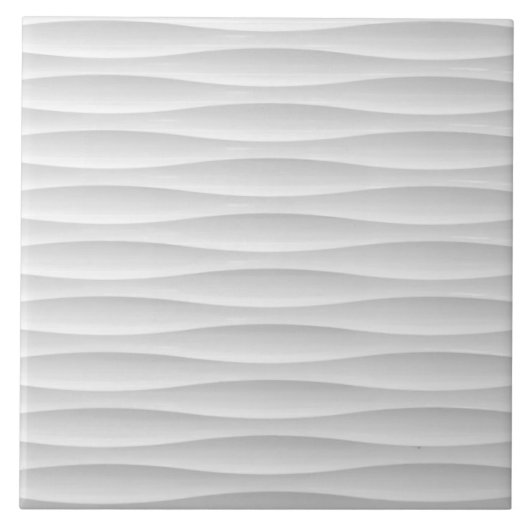 Zwart-witte tapes striped textiel keramische tegel tegeltje (Voorkant)