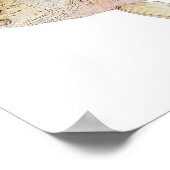 Zwart-witte tapijten poster (Hoek)