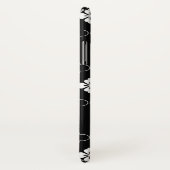 Zwart-witte Tegels iPhone/iPad draagtas Case-Mate iPhone Case (Achterkant / rechts)