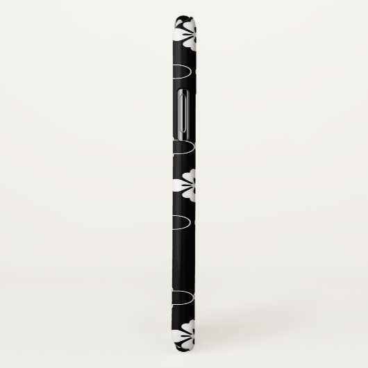 Zwart-witte Tegels iPhone/iPad draagtas Case-Mate iPhone Case (Achterkant / rechts)