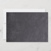 Zwart-witte toetsenbord Foto Save The Date (Achterkant)