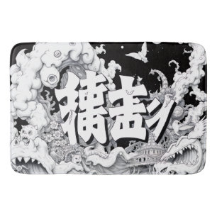 Zwart & Witte Tokyo Badmat