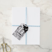 Zwart & Witte Tokyo Cadeaulabel (Met Touw)
