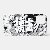 Zwart & Witte Tokyo Case-Mate iPhone Case (Achterkant (horizontaal))