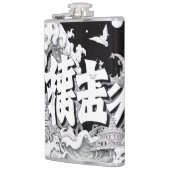 Zwart & Witte Tokyo Heupfles (Links)
