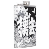 Zwart & Witte Tokyo Heupfles (Rechts)