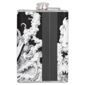 Zwart & Witte Tokyo Heupfles (Achterkant)