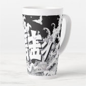 Zwart & Witte Tokyo Latte Mok (Rechterhoek)