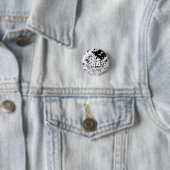 Zwart & Witte Tokyo Ronde Button 3,2 Cm (In situ)