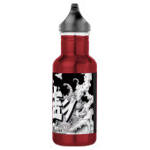 Zwart & Witte Tokyo Waterfles (Rechts)