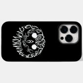 Zwart-witte tribaal Case-Mate iPhone case (Achterkant (horizontaal))