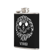 Zwart-witte tribaal heupfles (Links)